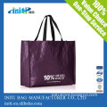 Wholesale promotional glossy laminated tote pp woven shopping bags for shopping